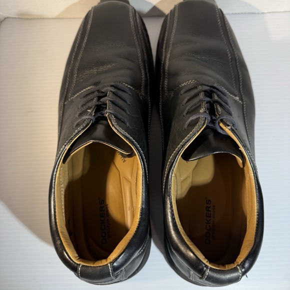 sachin and babi light blue dress Dockers | Shoes | Dockers Prostyle Black Leather Dress Casual Lace Up  Oxfords Shoes Mens 2 M main image 1